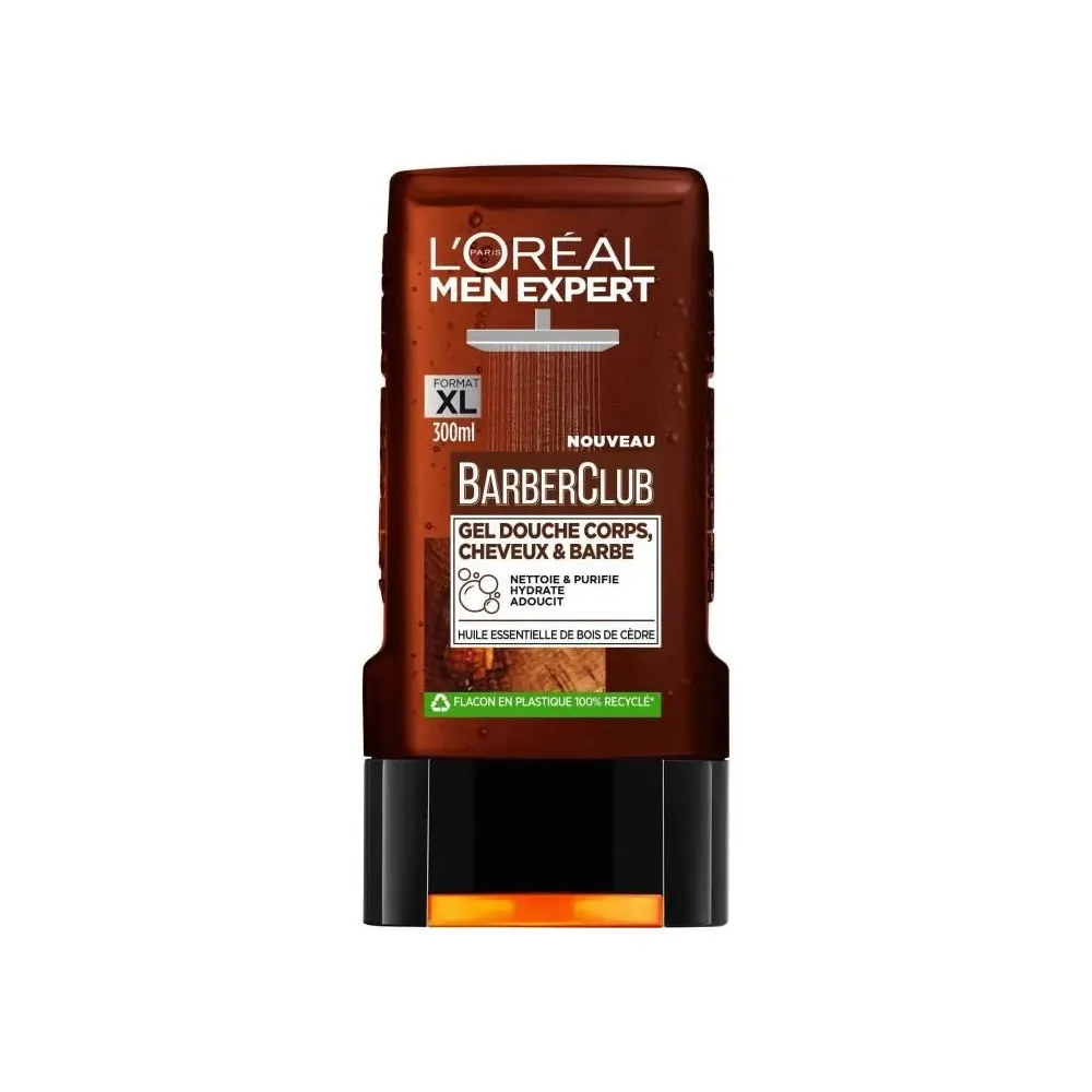 L'ORÉAL PARIS MEN EXPERT GEL DOUCHE BARBER CLUB 300 ML