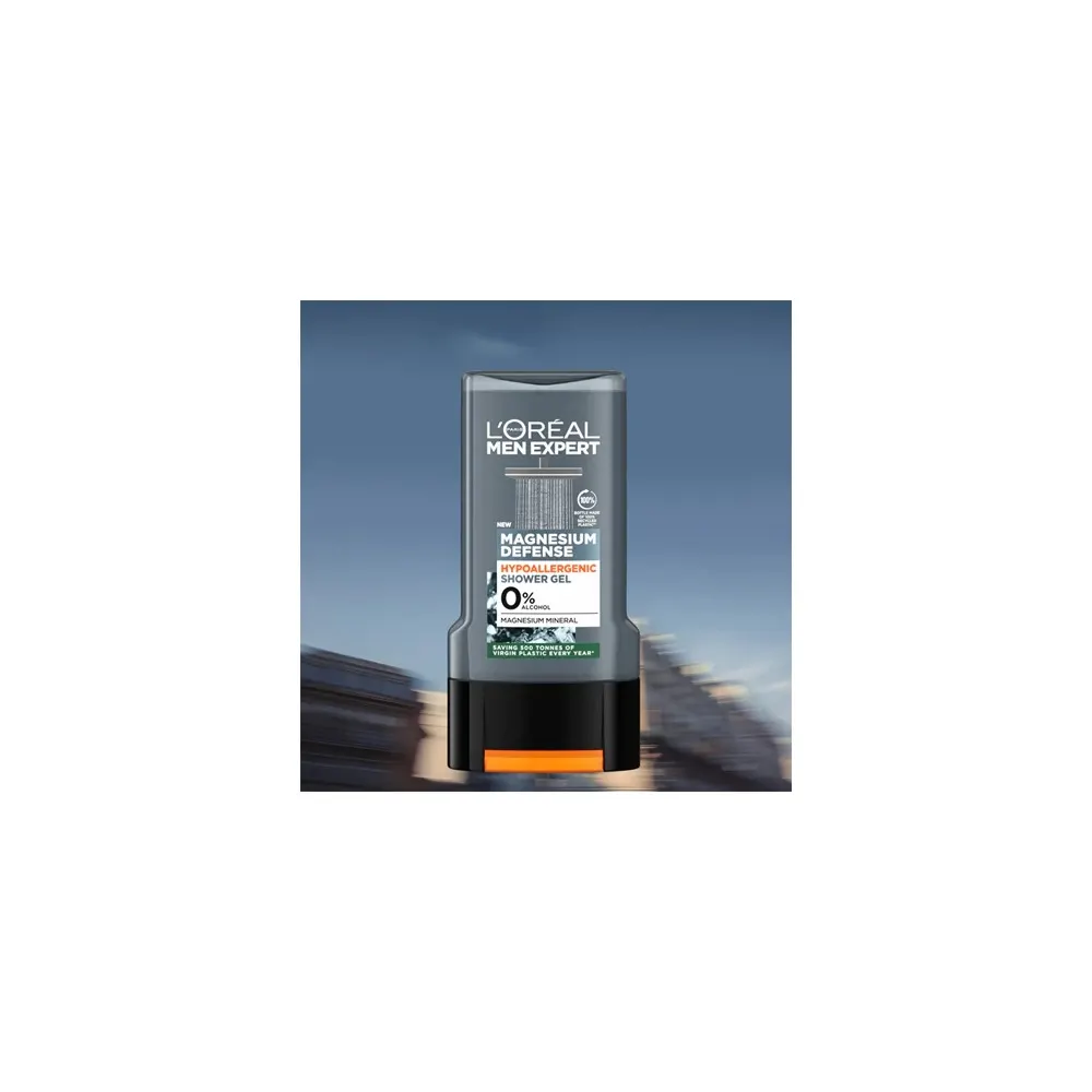 L'Oréal Paris Men Expert جل استحمام Magnesium مضاد للحساسية 300 مل