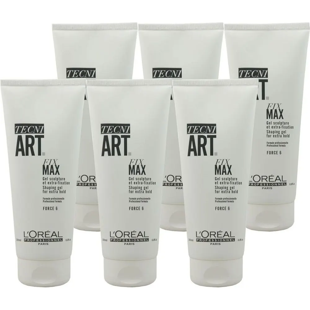 L'Oréal Professionnel Tecni Art Fix Max Force 6 جل تشكيل وتثبيت إضافي 200 مل