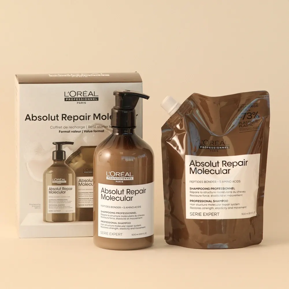 L'Oréal Professionnel Absolut Repair Molecular شامبو عبوة تعبئة 500 مل