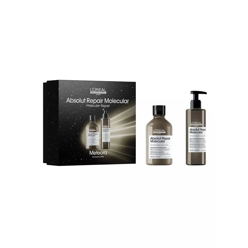 L'Oréal Professionnel Duo Absolut Repair Molecular شامبو 300 مل + سيروم يُشطف 250 مل