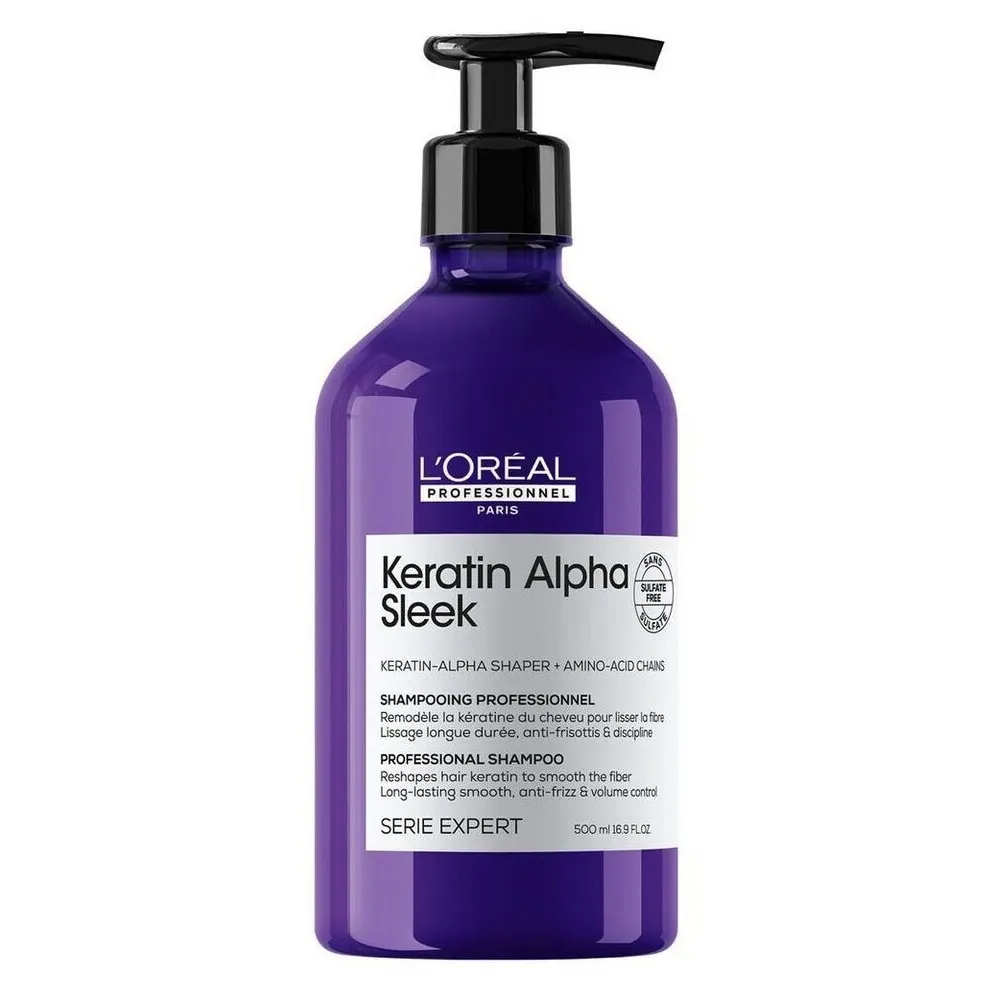 L'Oréal Professionnel Keratin Alpha Sleek شامبو 500 مل