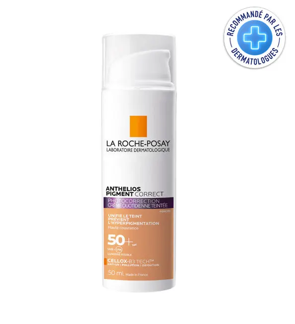 La Roche-Posay Anthelios Pigment Correct SPF50+ Medium للبشرة الحساسة 50 مل