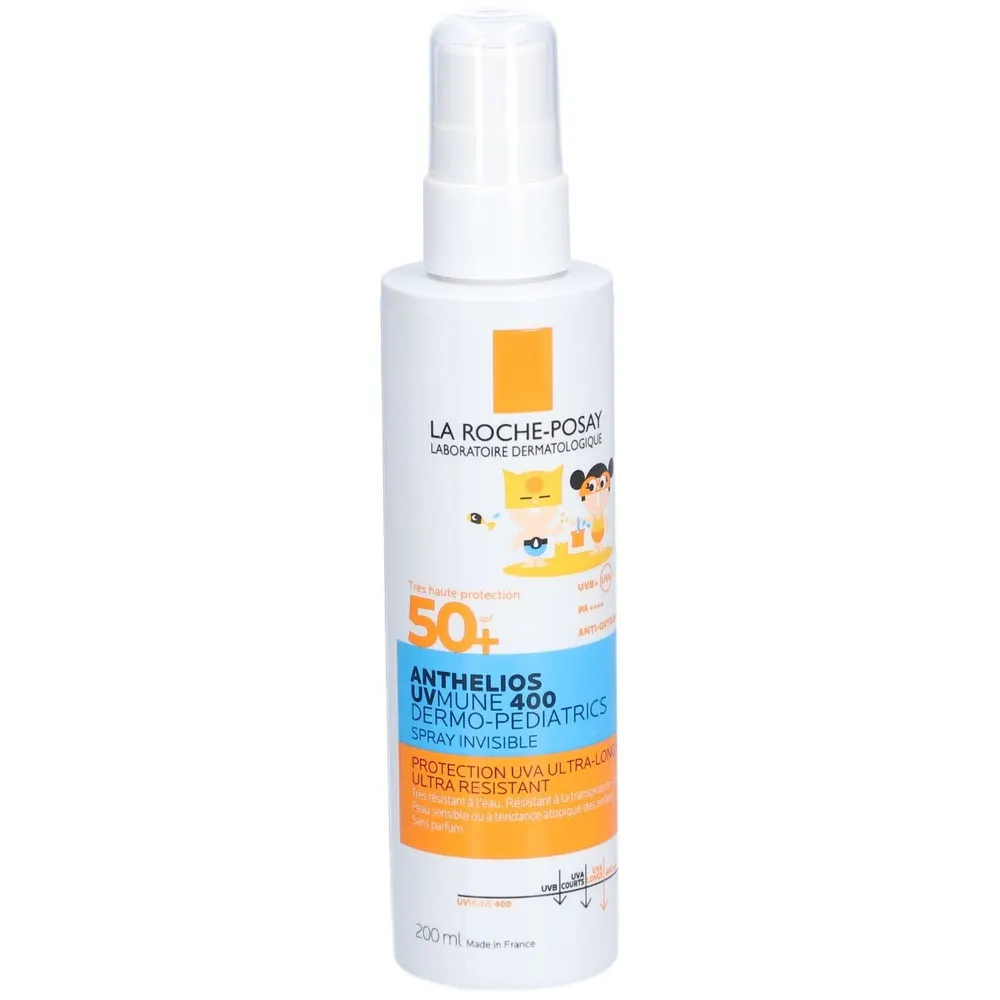 La roche posay anthelios uv mune 400 dermo-pediatrics spray invisible SPF50 200ML