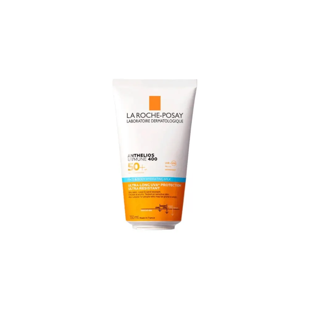 La roche posay anthelios uvmune 400 visage & corp lait hydratant spf50+ 150ML
