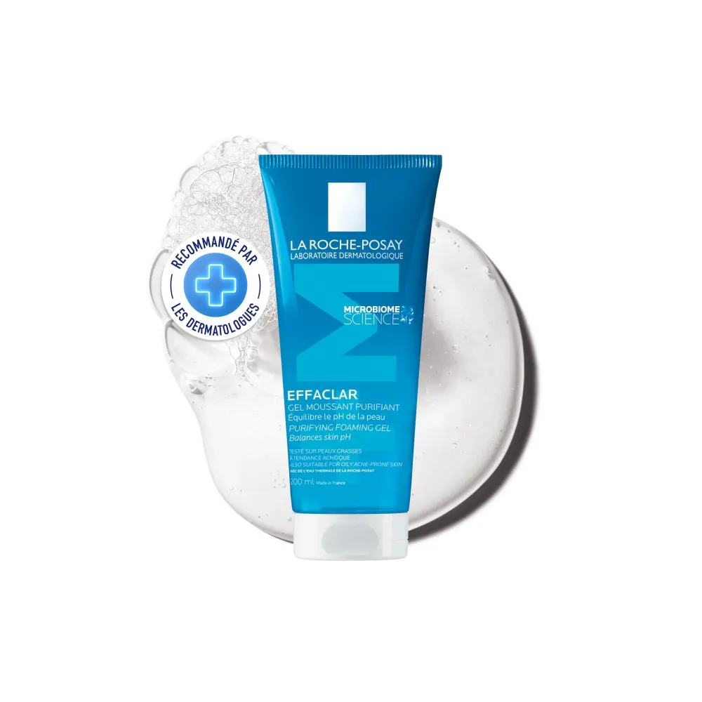 La roche-posay effaclar gel moussant – 200 ml + 100ml offert