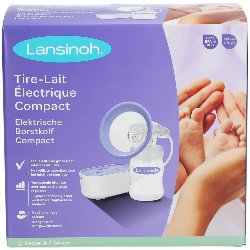 Lansinoh مضخة حليب كهربائية Compact