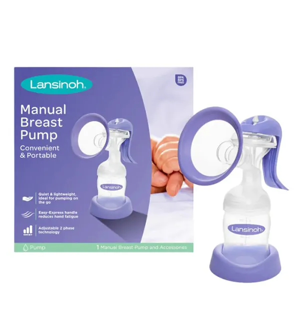 Lansinoh مضخة حليب يدوية