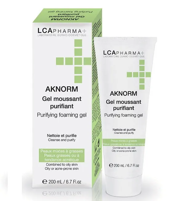 LCA Pharma Aknorm جل رغوي منقي 200 مل