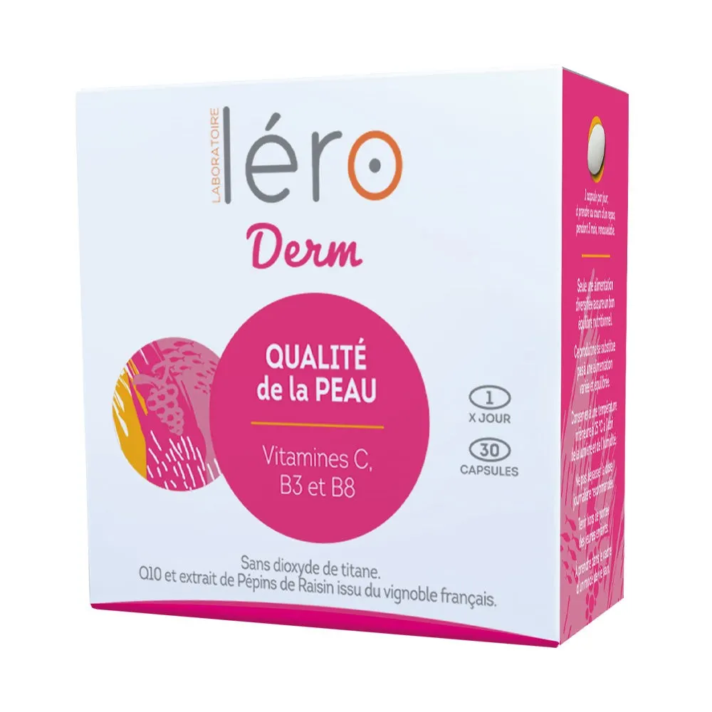 Léro Derm مكمل غذائي للبشرة 30 كبسولة
