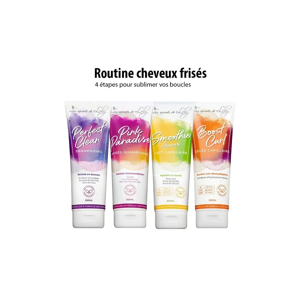 Les Secrets de Loly Boost Curl جيلي 250 مل + Sunshine Clean شامبو 200 مل = Kurl Nectar هدية