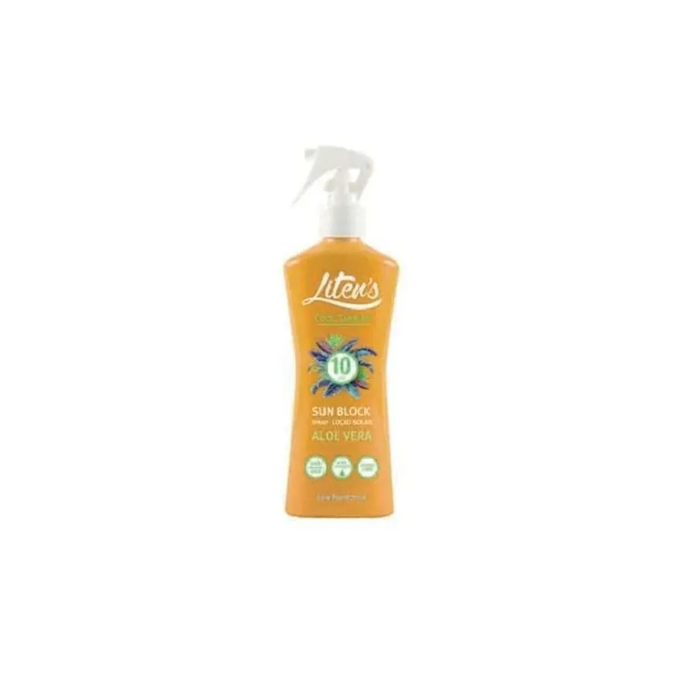 LITENS COOL TANNING SUN BLOCK LAIT SOLAIRE SPF 10 ALOE VERRA 250 ML