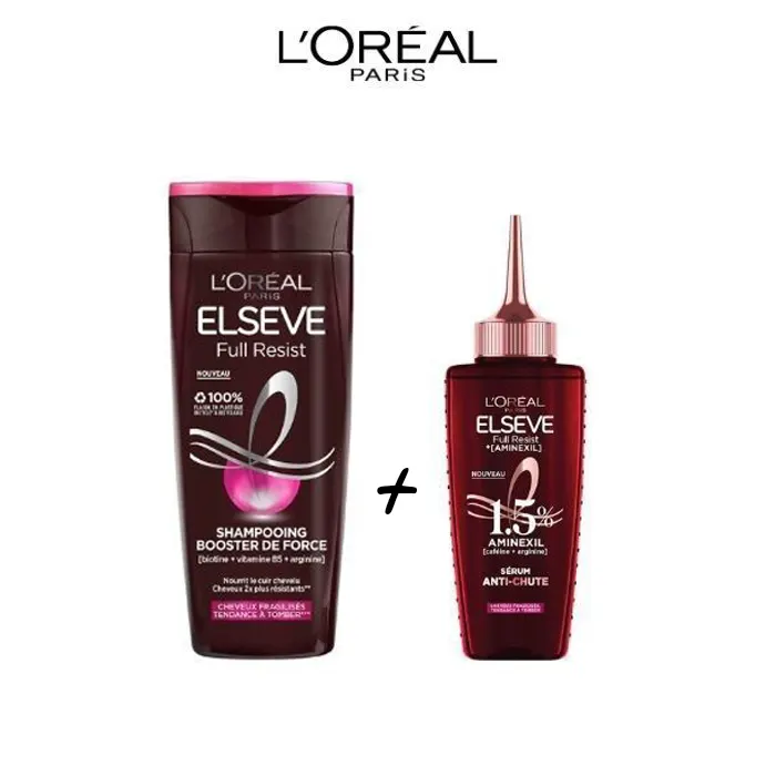 L'Oréal Paris Elseve Fall Resist Aminexil شامبو 200 مل + سيروم 100 مل