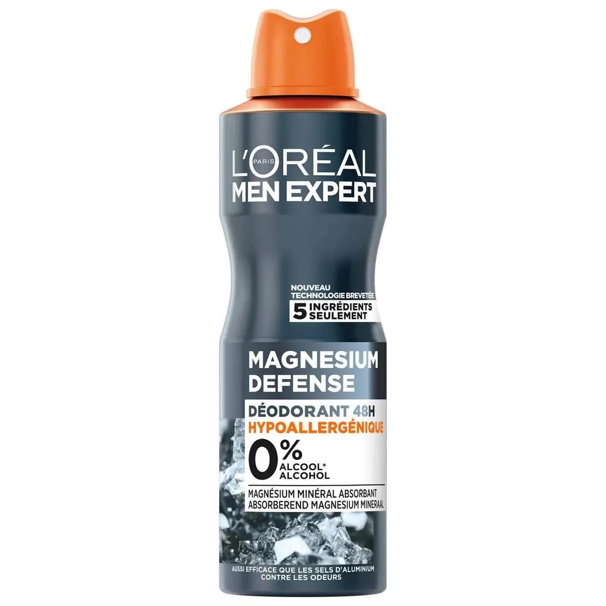 L'Oréal Paris Men Expert Magnesium Defence مزيل عرق 48 ساعة 150 مل