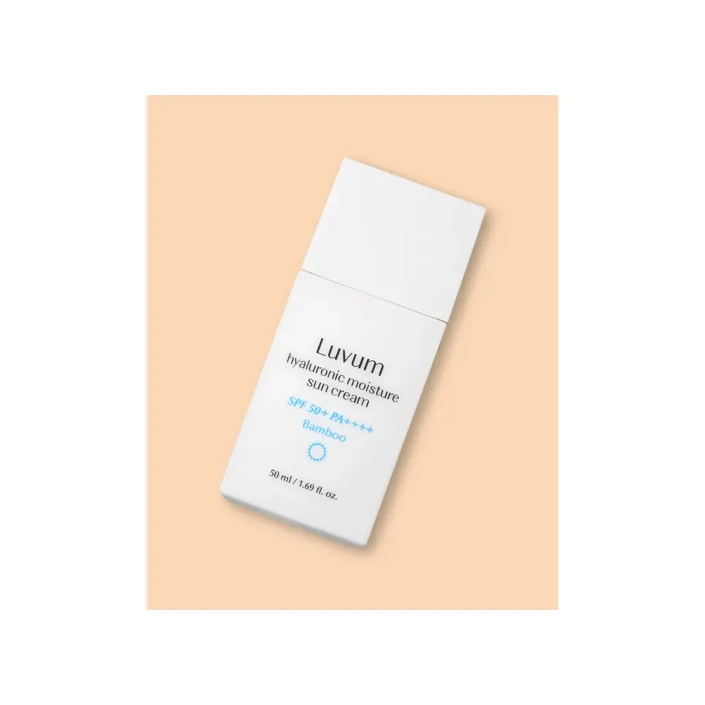 Luvum Bamboo Hyaluronic Moisture Suncream 30ml – Crème Solaire Hydratante & Légère SPF50+ PA++++