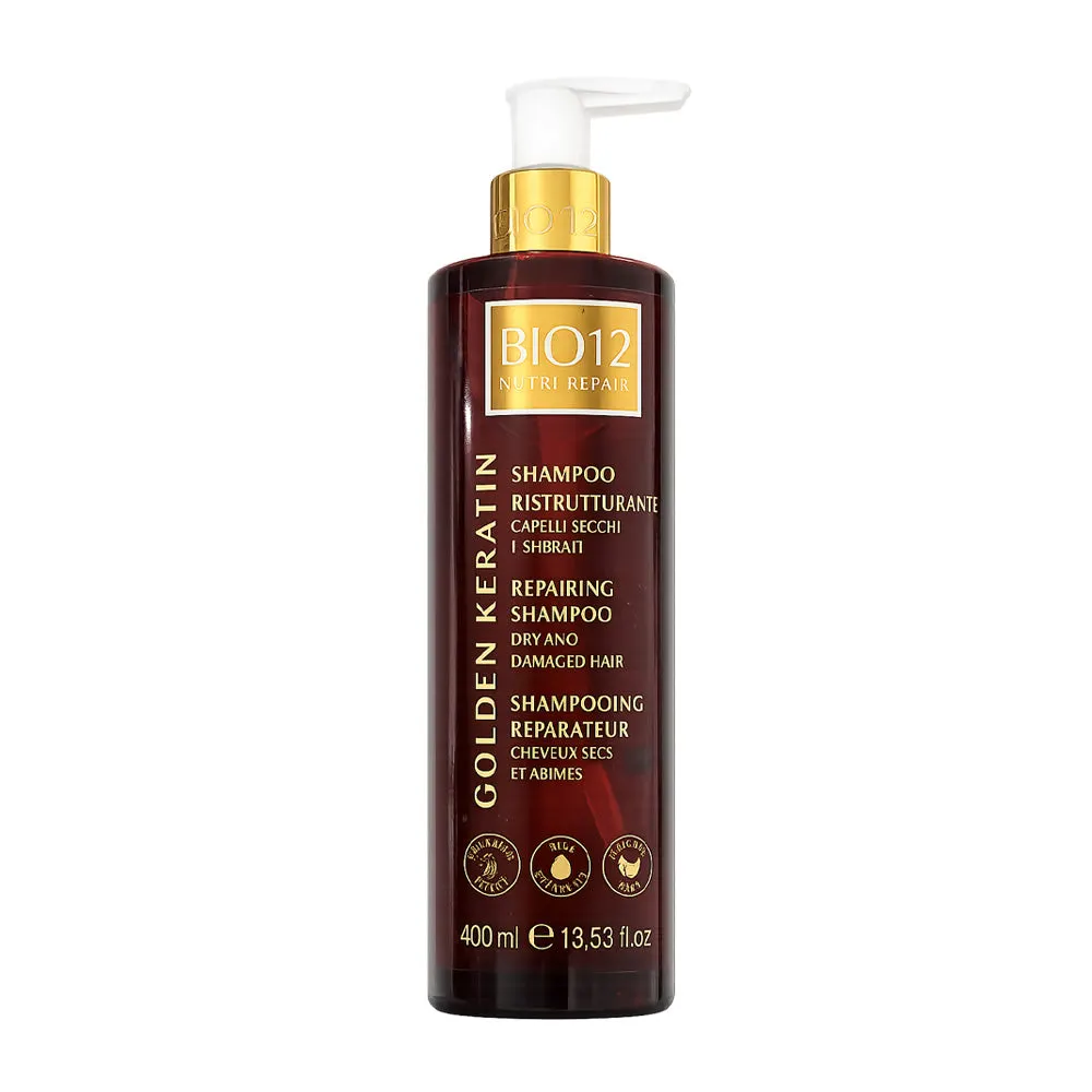 M&D BIO12 SHAMPOING REPARATEUR CHEVEUX SECS ABIMES 400ML