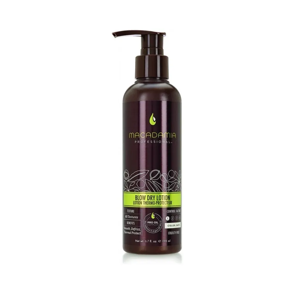 Macadamia Natural Oil Blow Dry Lotion 198ml – Lotion Coiffante Protectrice & Anti-Frizz