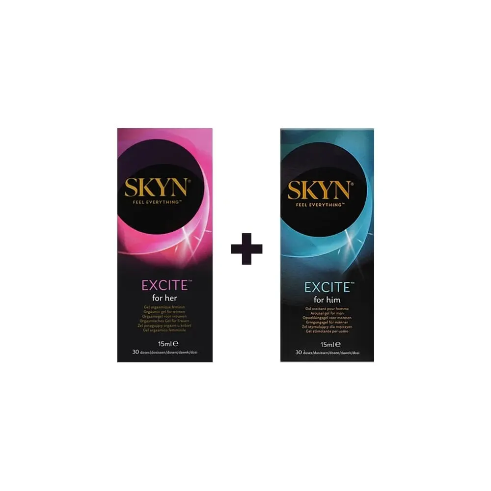 Manix باقة Skyn Excite For Her 15 مل + Skyn Excite For Him 15 مل