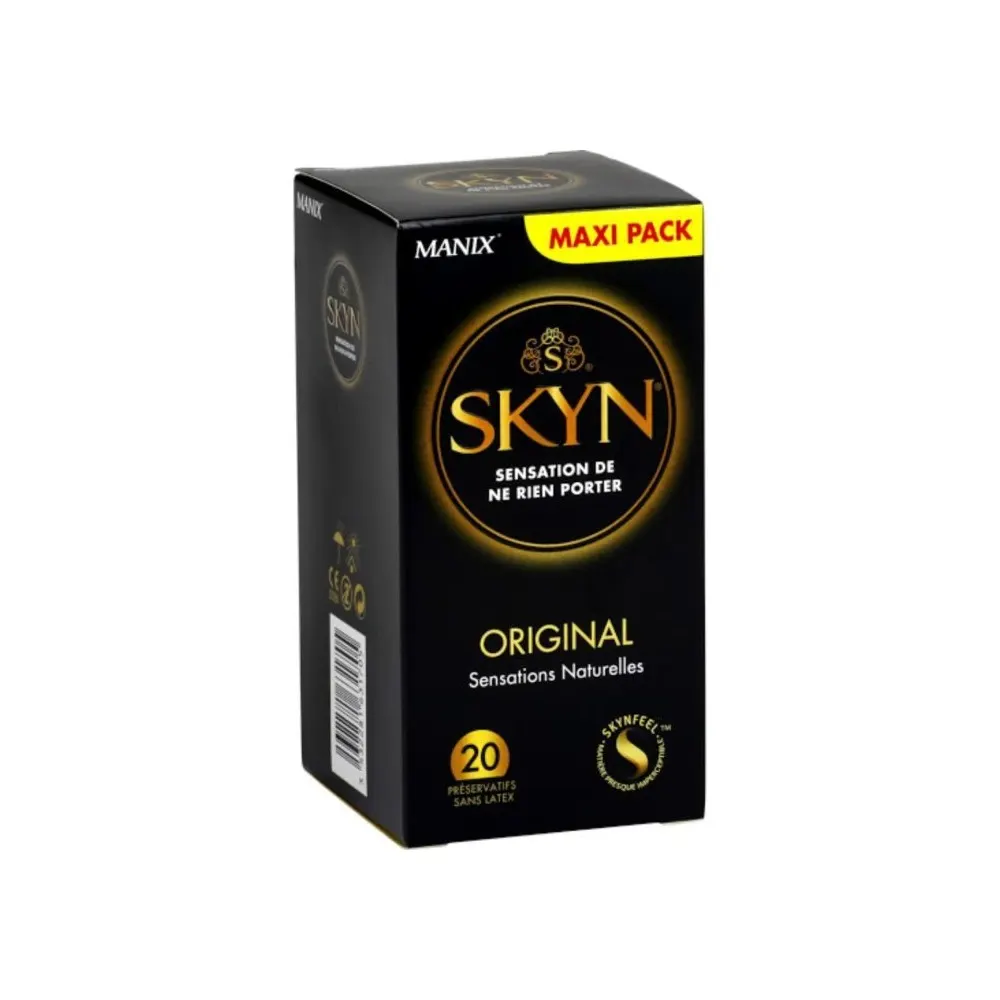Manix Skyn Original واقيات ذكرية Sensations Naturelles 20
