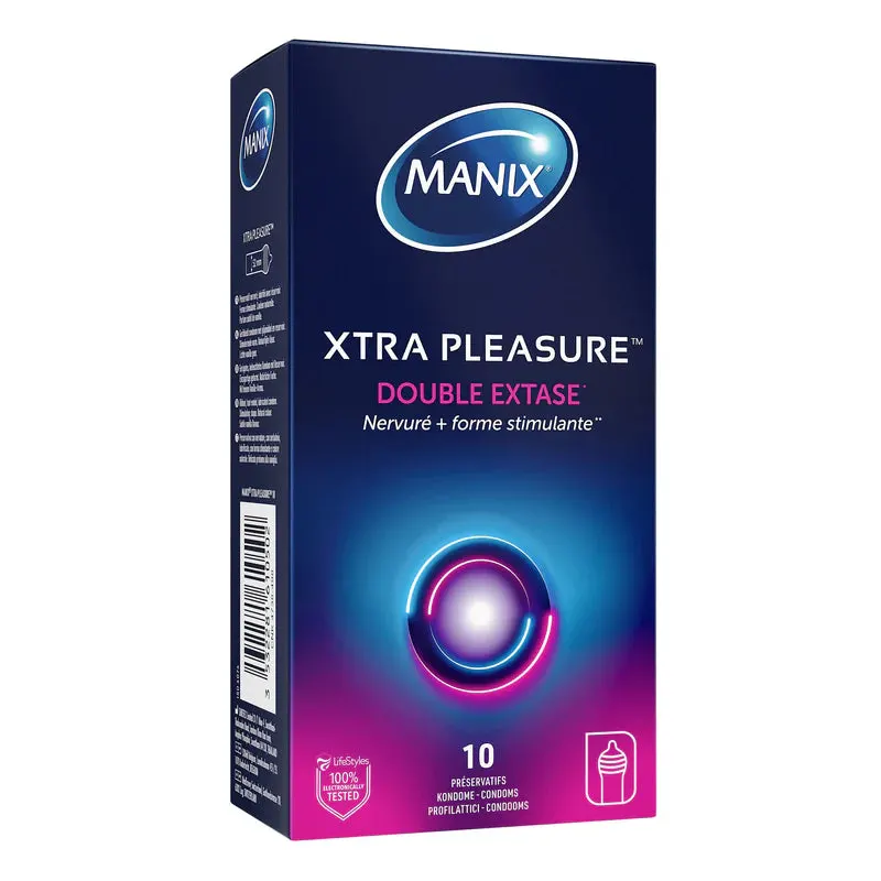 Manix Xtra Pleasure 10 واقيات ذكرية