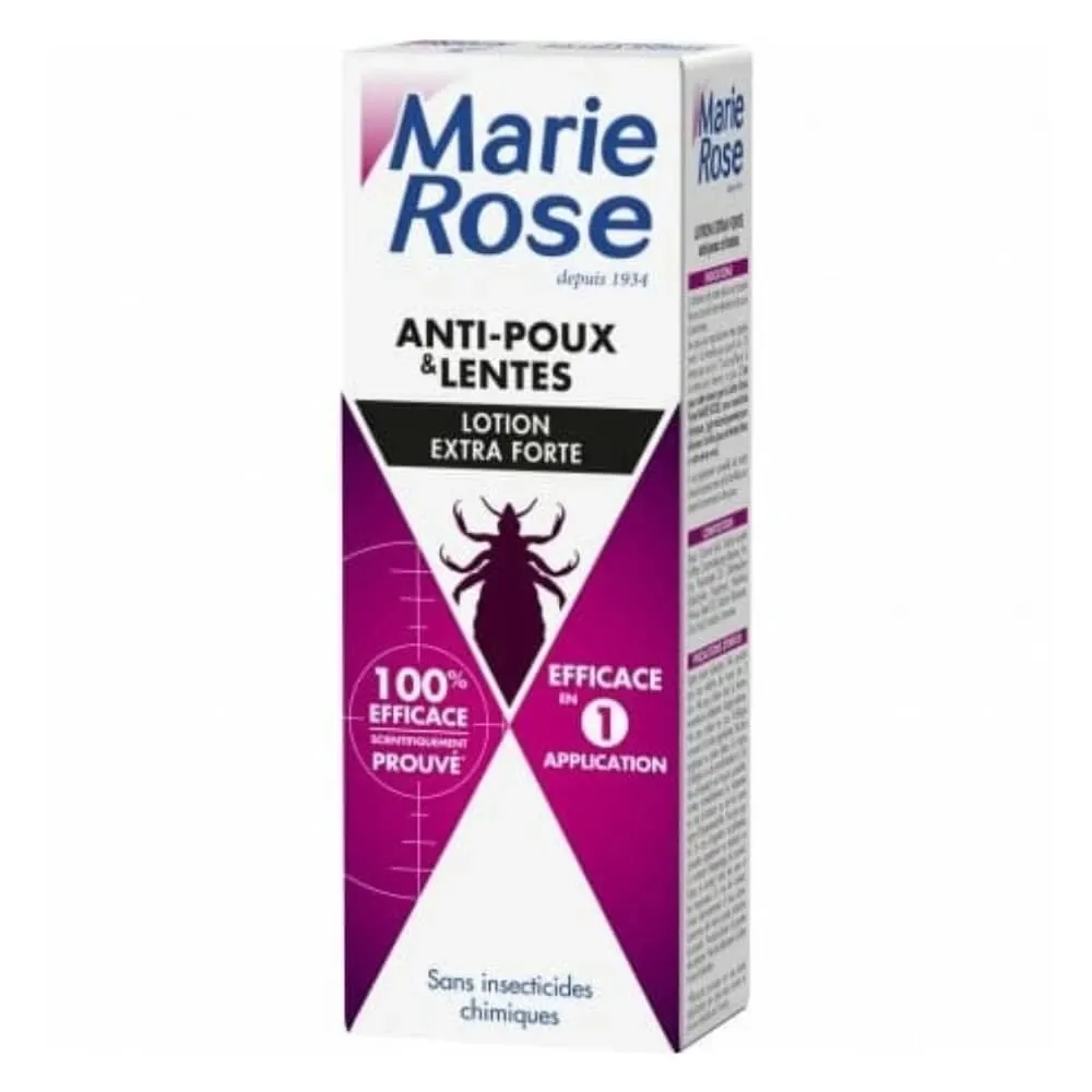 Marie Rose Poux لوسيون قوي جدا ضد القمل والصيبان 100 مل