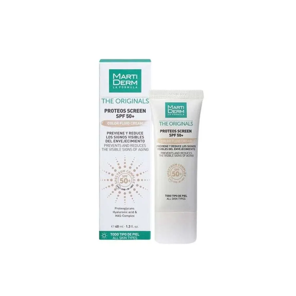 MartiDerm Proteos Crème Solaire SPF 50+ 40ml – Protection & Hydratation Anti-Âge