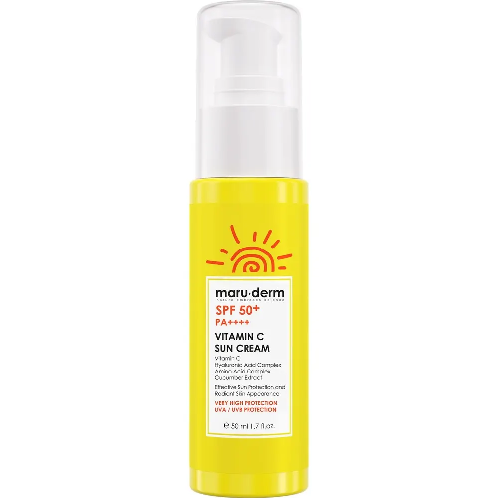 MARUDERM SPF50+ PA++++ CREME SOLAIRE VITAMINE C 50ML