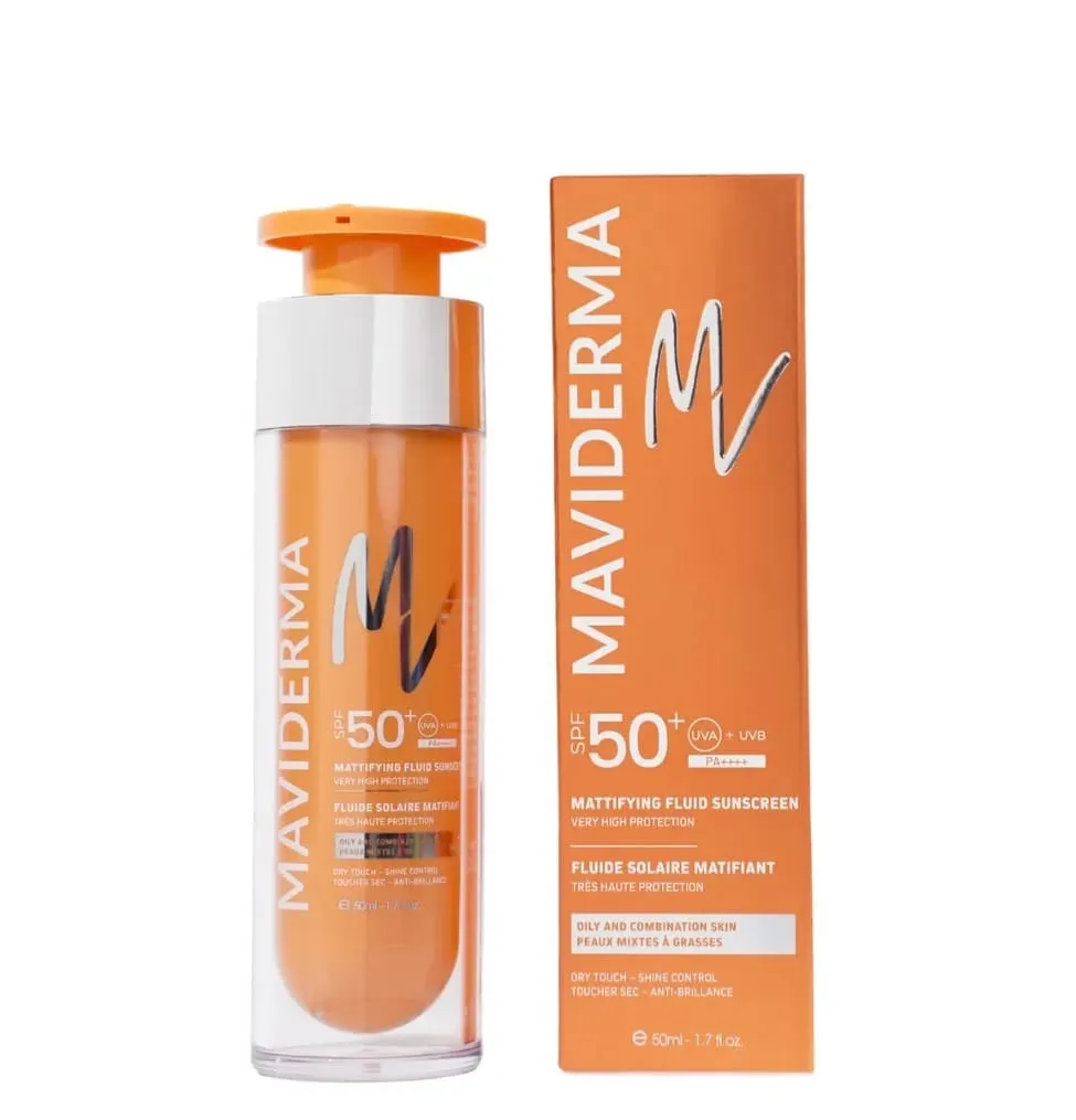 Maviderma واقي شمس سائل مطفئ SPF50+ 50 مل