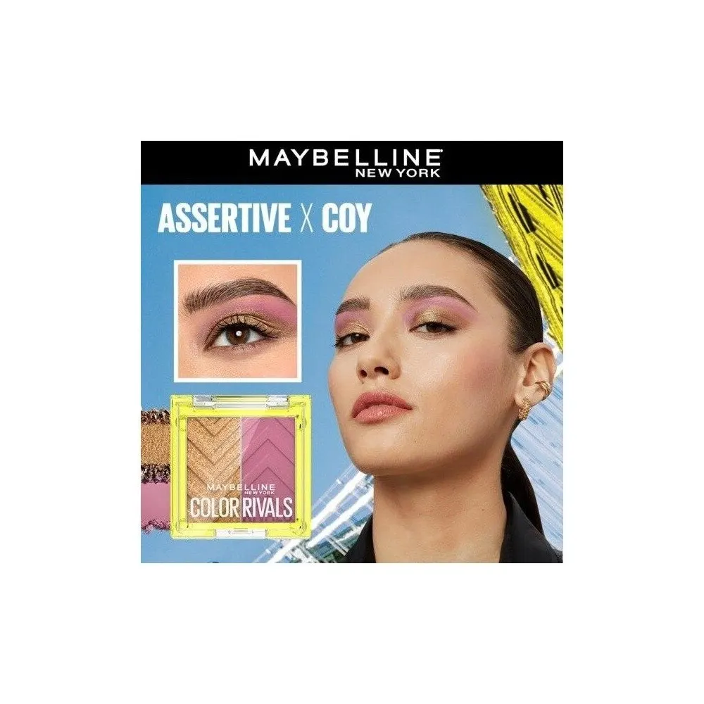 Maybelline Color Rivals Assertive X Coy Duo de palettes d'ombres à paupières