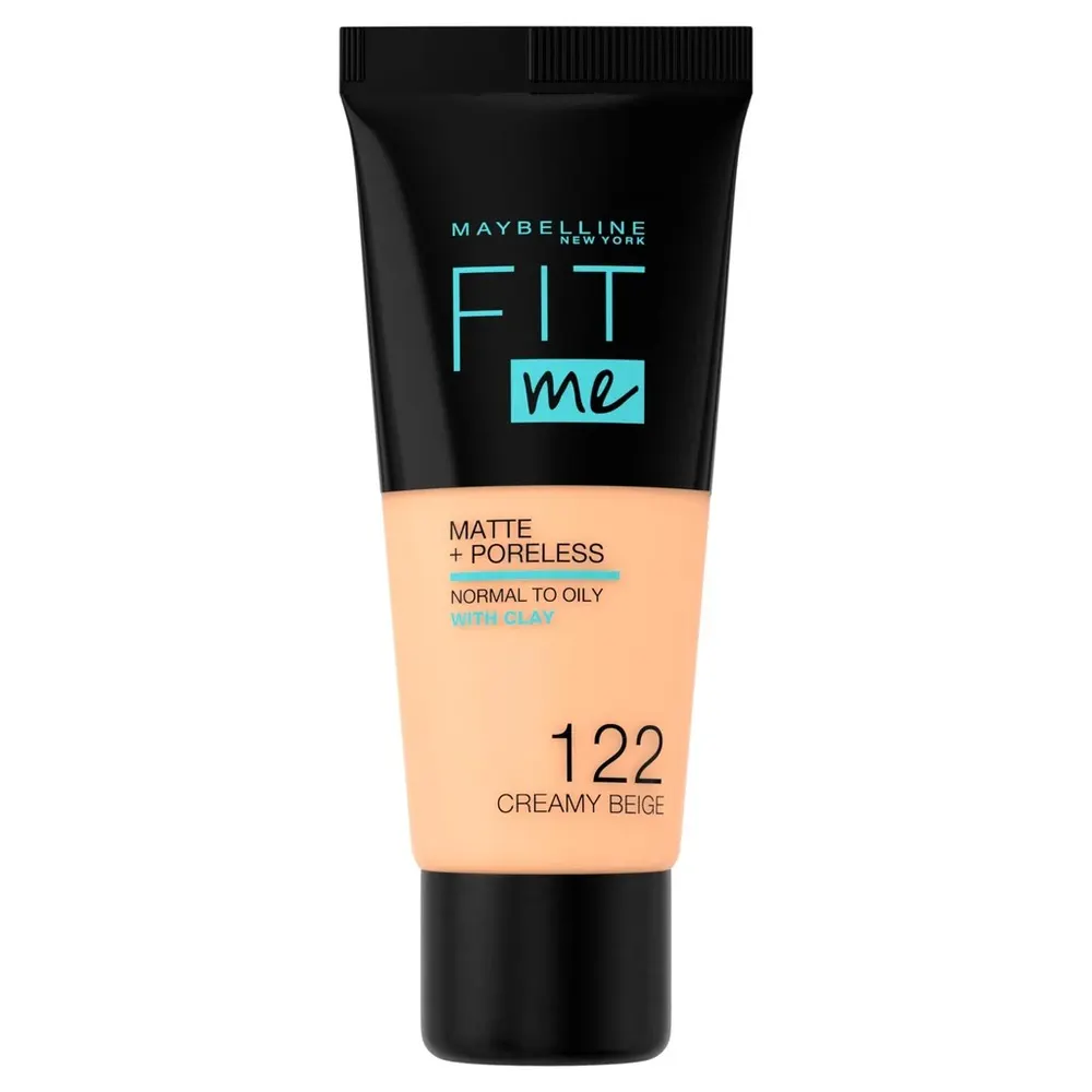 Maybelline Fit Me كريم أساس Matte + Poreless SPF 22 122