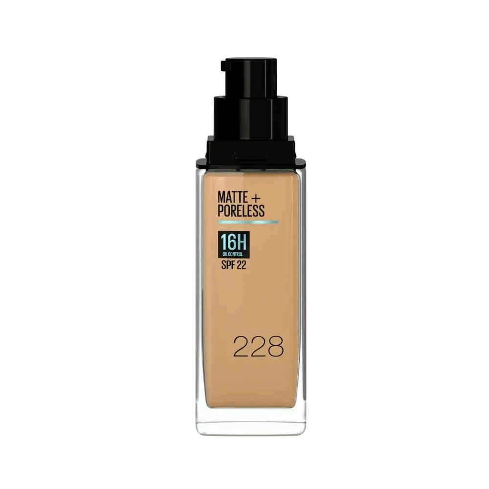 Maybelline Fit Me كريم أساس Matte + Poreless SPF 22 228