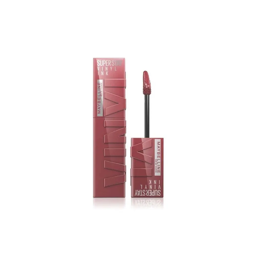 Maybelline New York - Brillant à lèvres Superstay Vinyl Ink 40 WITTY