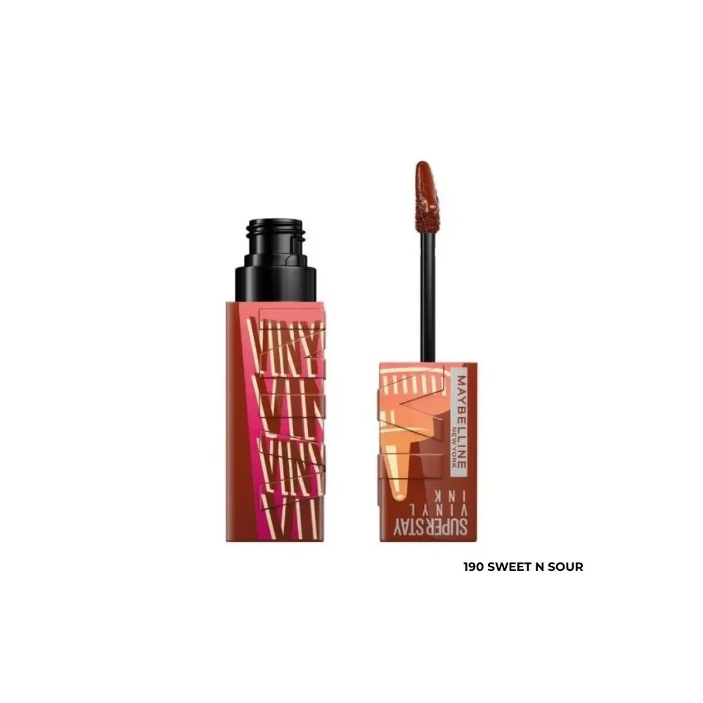 Maybelline New York - Brillant à lèvres Superstay Vinyl Sauce LTD 195