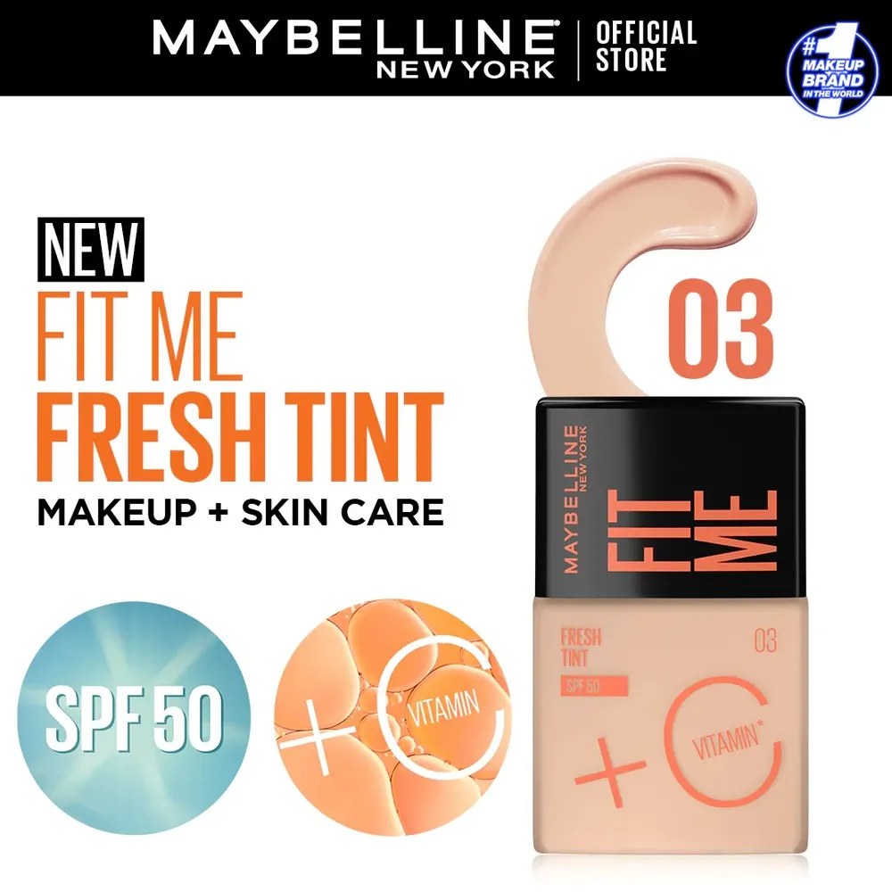 Maybelline New York FIT ME FRESH TINT SPF50 03