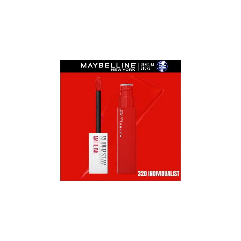 Maybelline New York - Rouge à lèvre Mat Liquide Superstay Matte Ink 320 INDIVIDUALIST