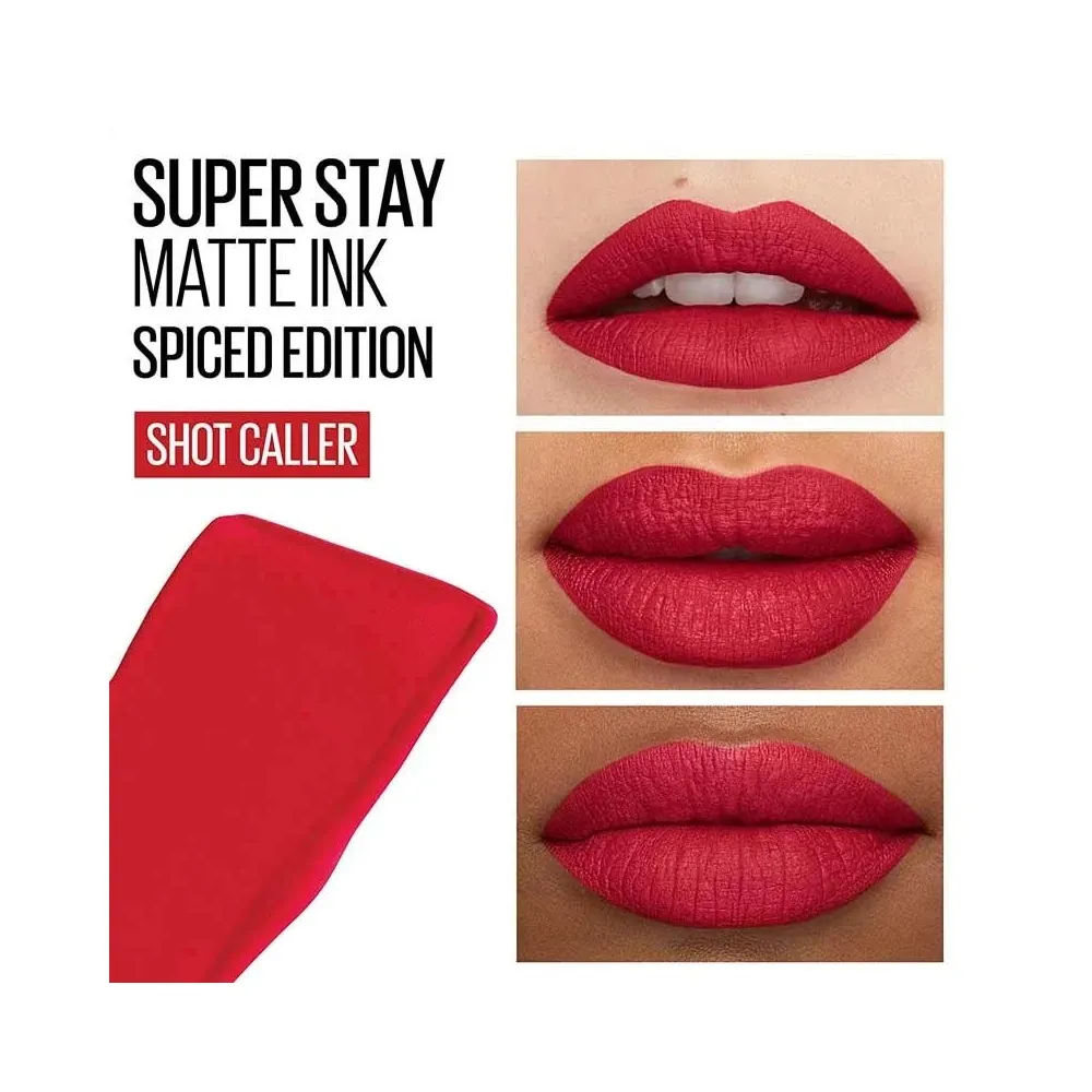 Maybelline New York أحمر شفاه سائل مطفي Superstay Matte Ink 325 Shotcaller