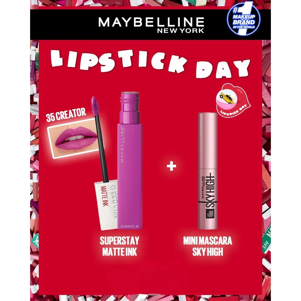 Maybelline New York - Rouge à lèvre Mat Liquide Superstay Matte Ink 35 CREATOR