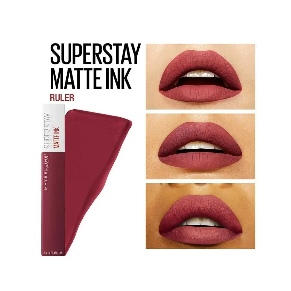 Maybelline New York أحمر شفاه سائل مطفي Superstay Matte Ink 80