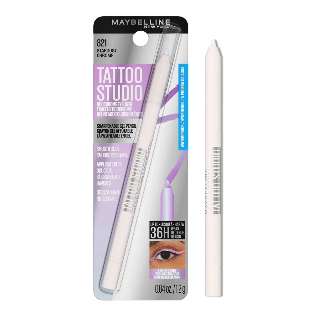MAYBELLINE TATTOO LINER SHARPENABLE CRAYON GEL STARDUST CHROME 821