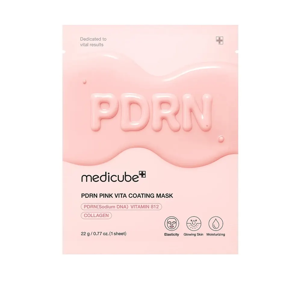 Medicube PDRN Pink Vita Coating Mask قناع 22 غ