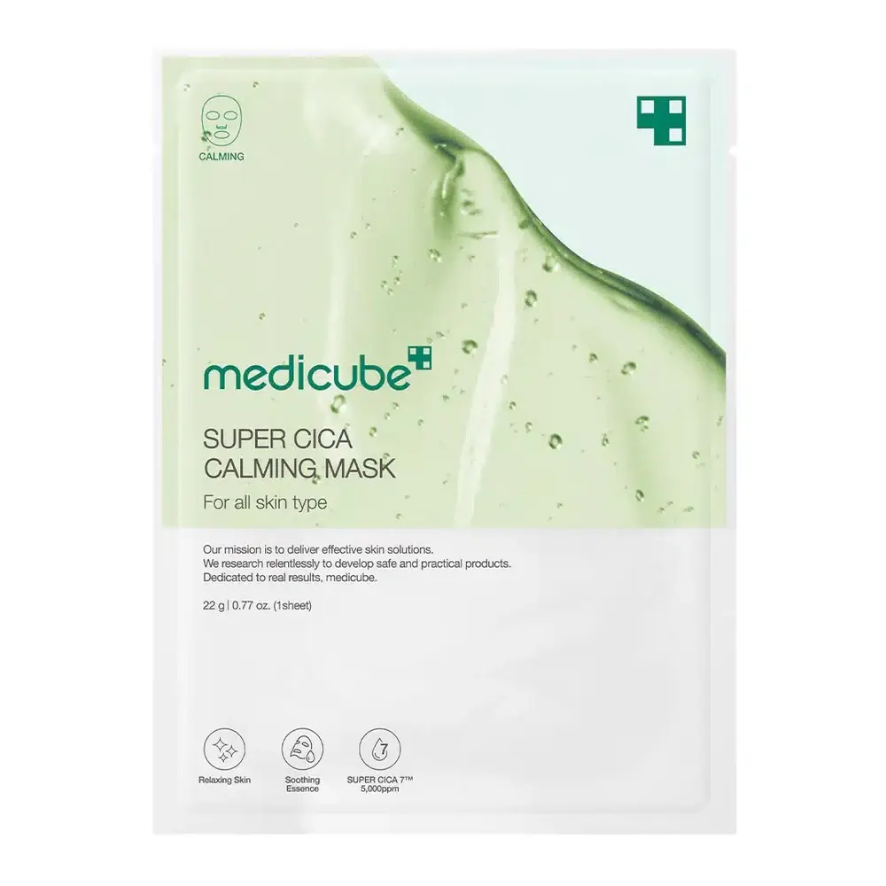 Medicube Super Cica Calming Mask قناع مهدئ 22 غ