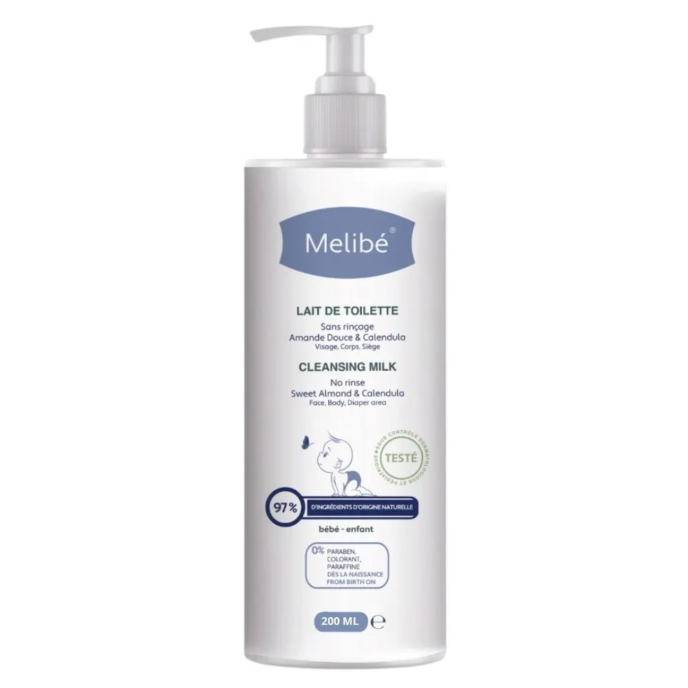 Melibé Bebe Lait de Toilette 200ml