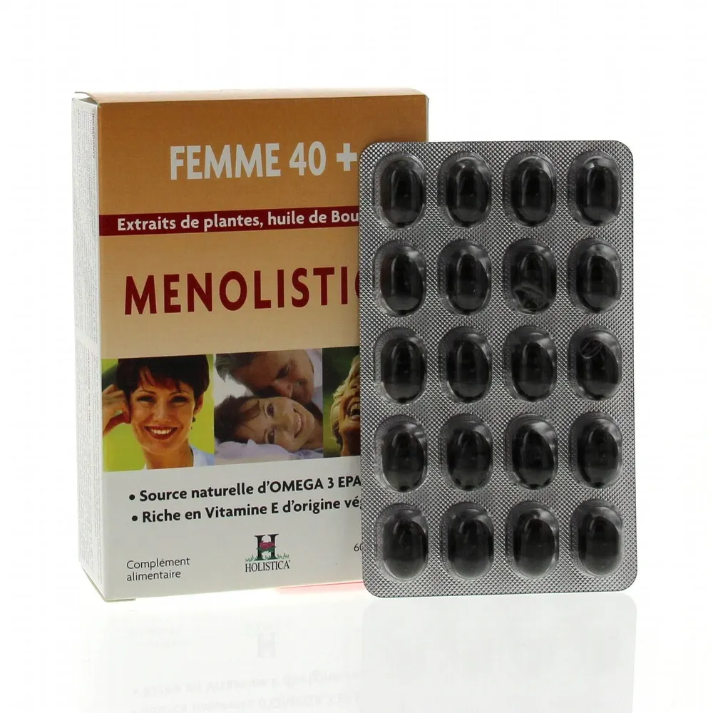 Menolistica Woman 40+ الدعم الغذائي 60 كبسولة