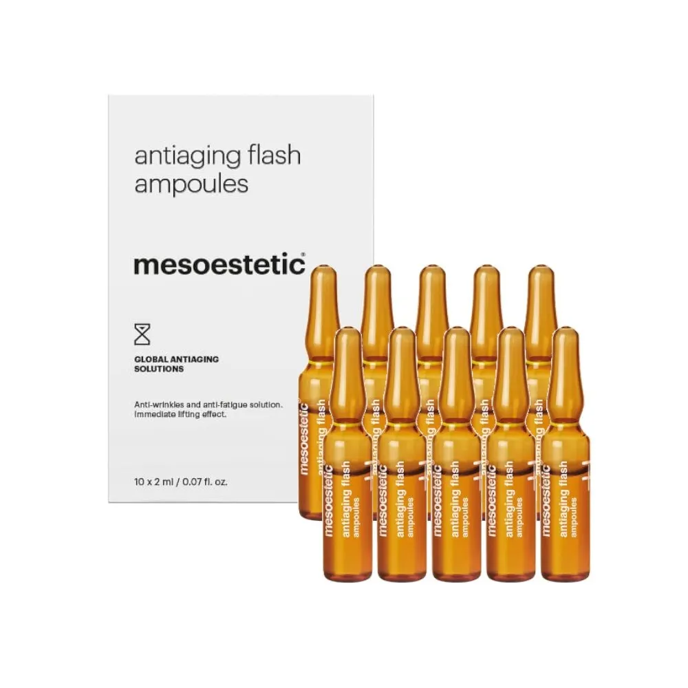 Mesoestetic Antiaging Flash Ampoules أمبولات 10×2 مل