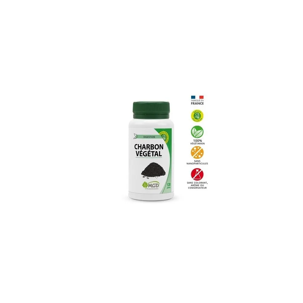 MGD CHARBON VEGETAL ACTIVE 120 GELULES