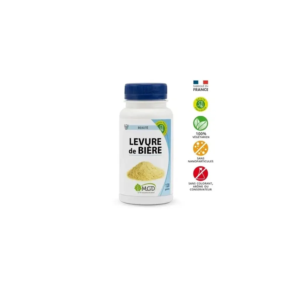 MGD LEVURE DE BIERE REVIVIFIABLE 120 GELULES