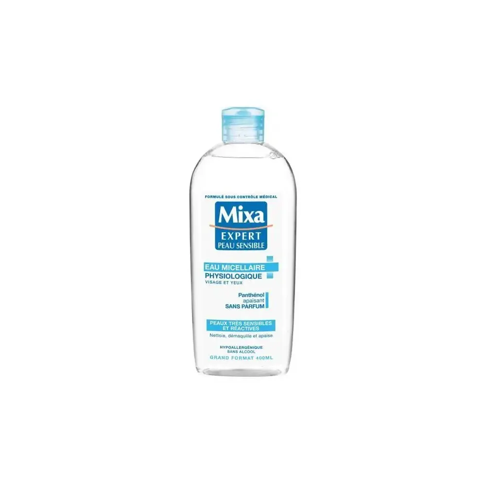 MIXA EAU MICELLAIRE APAISANTE PEAU SENSIBLE ET RÉACTIVE 400 ML