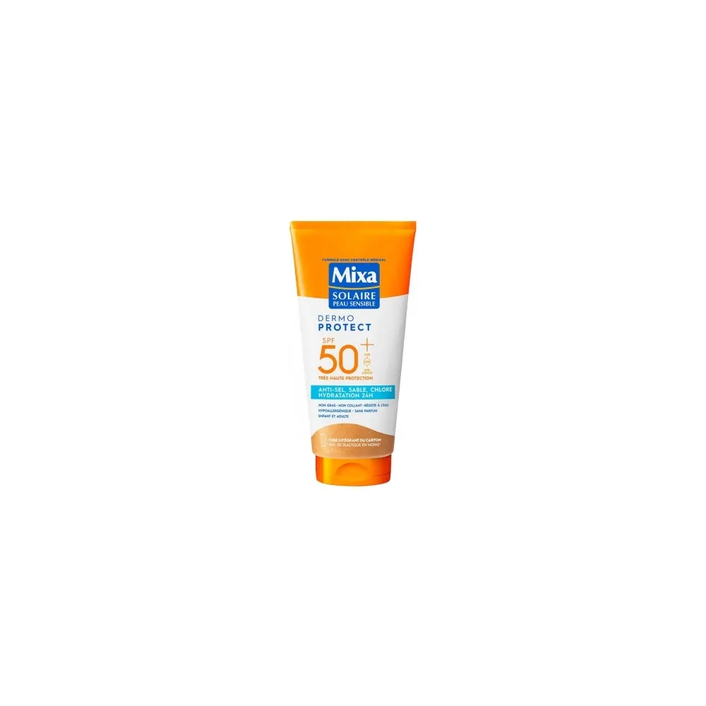 Mixa SOLAIRE DERMO PROTECT ANTI-SEL, SABLE, CHLORE ET HYDRATATION 24H SPF50+ 175ML