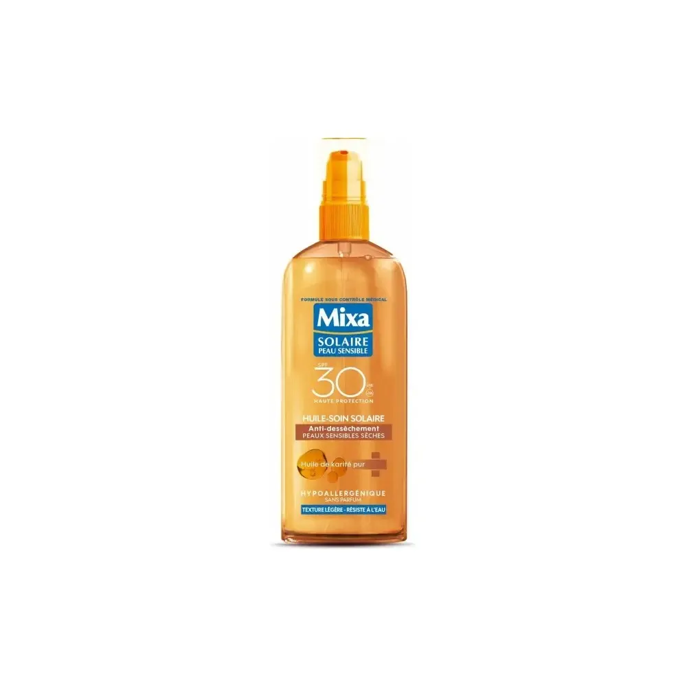 Mixa Solaire Huile-Soin Solaire Anti-dessèchement SPF30