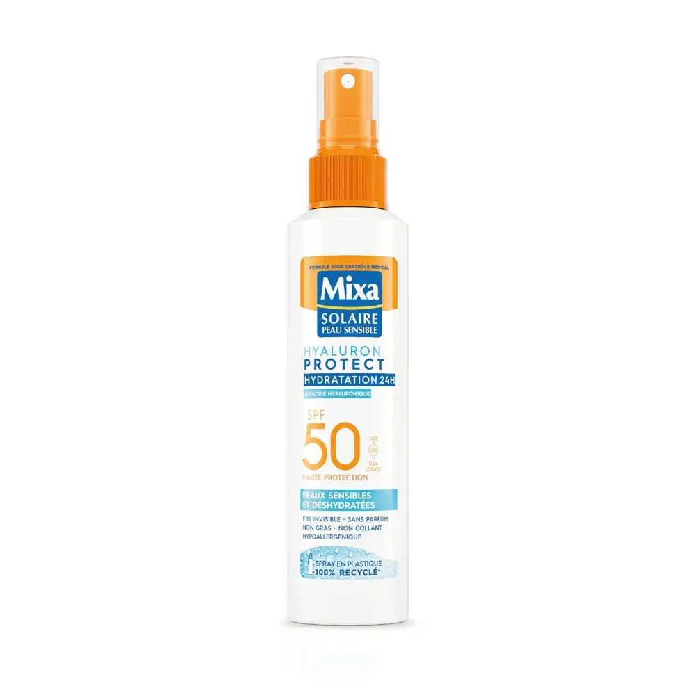 Mixa SOLAIRE HYALURON PROTECT PEAU SENSIBLES SPF50+ SPRAY 150ML